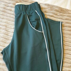 Gymshark Teal Joggers with White Accents